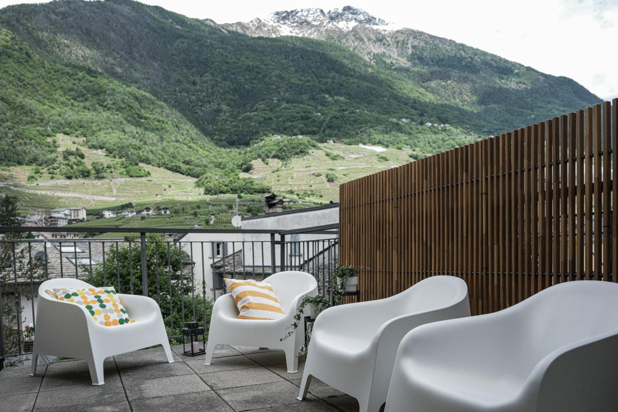 Duplex Con Vista E Terrazza 6 Minuti Dal Bernina Express Apartment Тирано Екстериор снимка